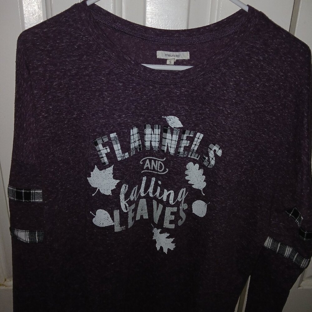 Maurices "Flannels and Falling Leaves" Shirt